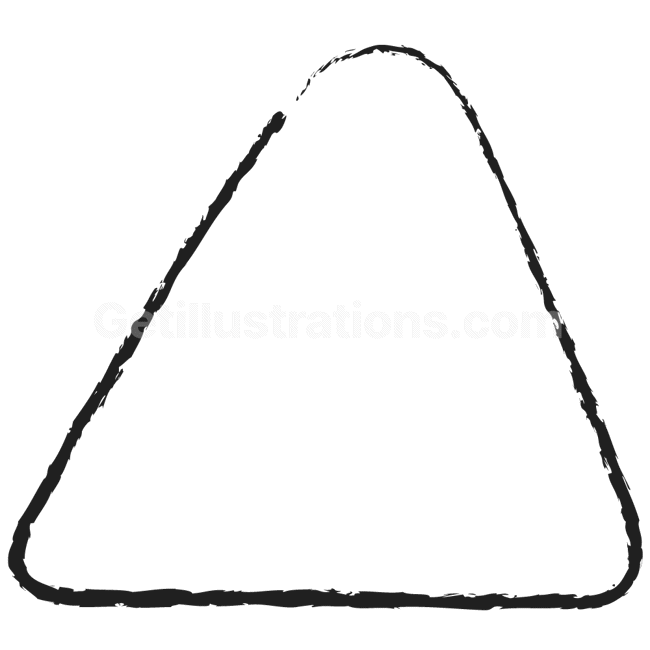 triangle, shape, line, lines, draw, handdrawn, brush