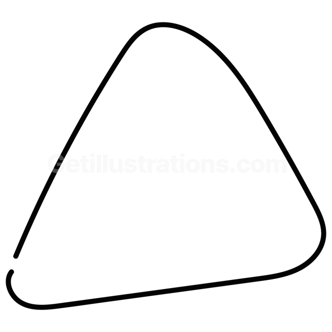 triangle, shape, line, lines, draw, handdrawn