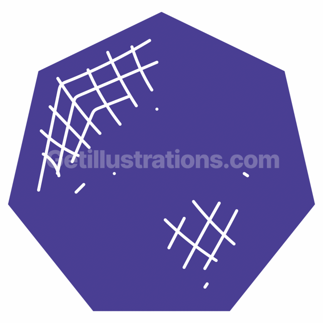 heptagon, shape, pattern, decoration, background