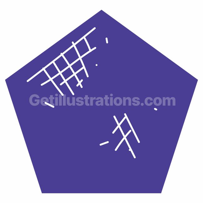 pentagon, shape, pattern, decoration, background