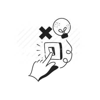 hand, gesture, math, idea, vector illustration