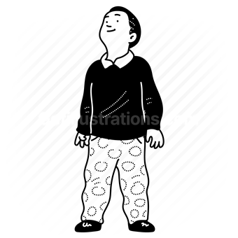 toddler, male, boy, child, stand, pose, character