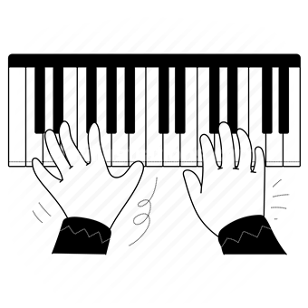 keyboard, piano, keys, musical, instrument, play, learn, entertainment
