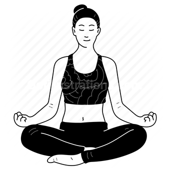 meditation, yoga, instructor, relax, relaxation, mental health