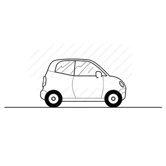 mini, miniature, car, vehicle, travel, transport, electric