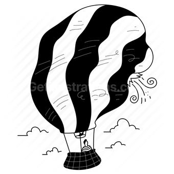hot air balloon, damage, damaged, disaster, crash, transport