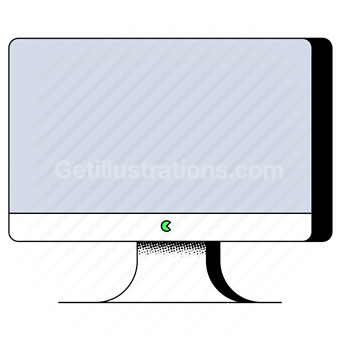 monitor, screen, computer, device, hd, tv, television, electronic, technology