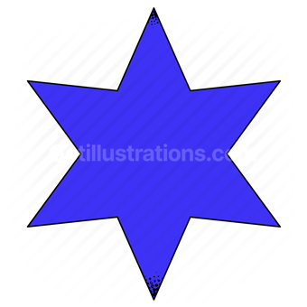 element, shape, shapes, star, hexagram, polygram