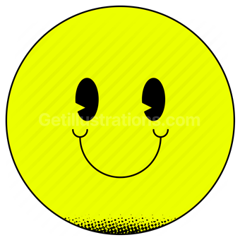 emoji, emoticon, smiley, sticker, happy, smile, smiling