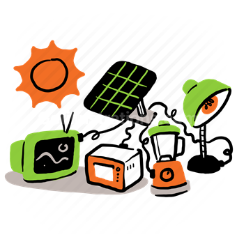 solar, panel, appliance, charge, power, energy