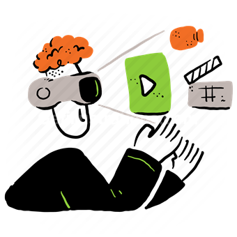 virtual, reality, glasses, video, media, multimedia