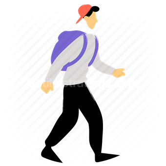 person, figure, movement, character, illustration