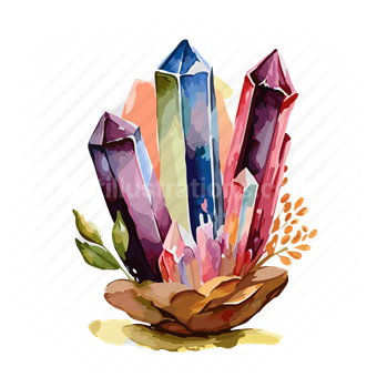 nature, gem, jewel, value, diamond, crystal, rocks, flower, floral, plants