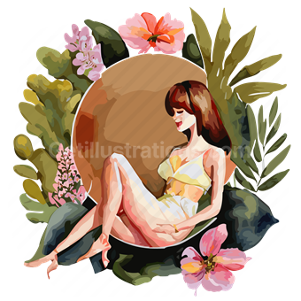 woman, female, people, person, leisure, relax, chill, nature, flower, flora