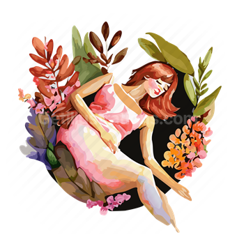 woman, female, people, person, virgo, horoscope, astrology, nature, flower