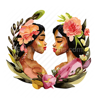 woman, people, person, gemini, astrology, horoscope, floral, flower, plants