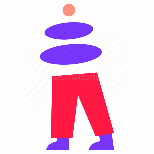 oval, shapes, shape, people, person, character