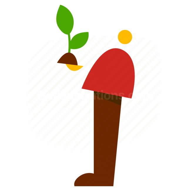 plant, gardening, eco, man, standing, people, person, character, male