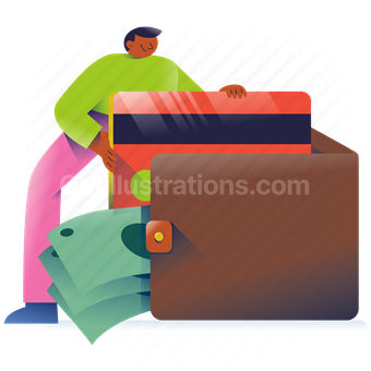 wallet, payment, money, credit, method, cash, card, credit card, debit card