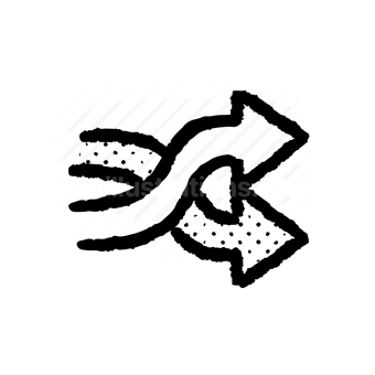arrows, direction, merge, path, movement