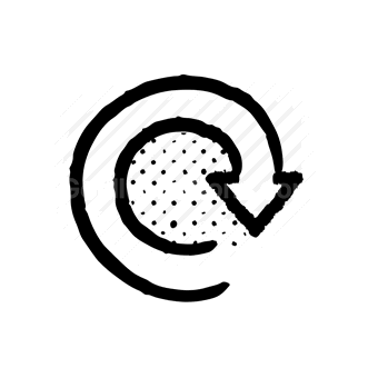 refresh, reload, arrow, dotted, circular