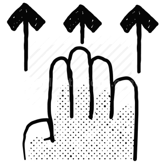 gesture, hands, arrows, arrow, up, move, movement, direction