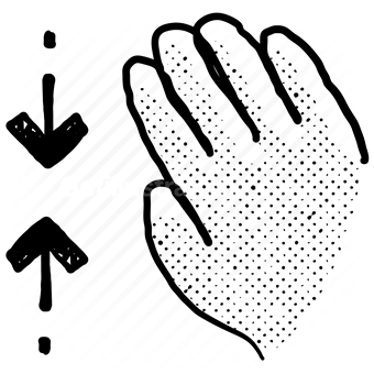 gesture, hands, swiping, swipe, arrows, arrow, minimize