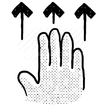 hands, gesture, arrows, arrow, up, movement, direction, navigation