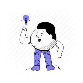 lightbulb, idea, thought, innovation, innovative, project