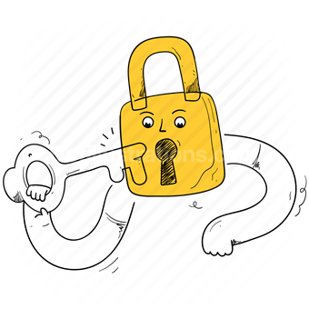 lock, padlock, password, pincode, key, keyhole