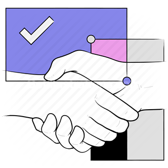 hand, gesture, shapes, shape, handshake, agreement, confirm, deal