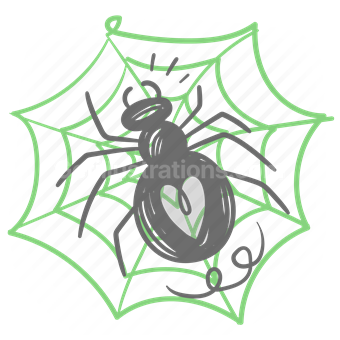 halloween, scary, spooky, spider, web, insect, bug