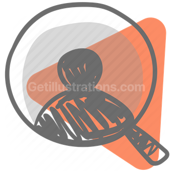 magnifier, search, find, people, person, account, user, contact