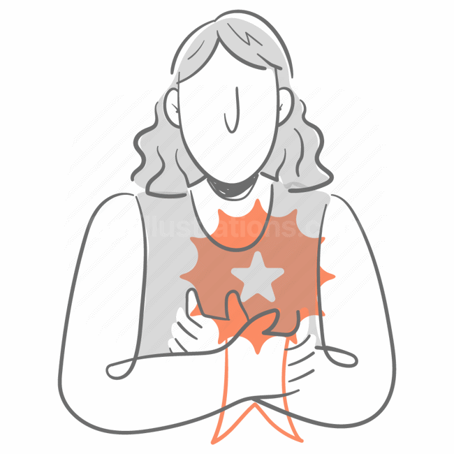 woman, medal, award, reward, accomplishment, star