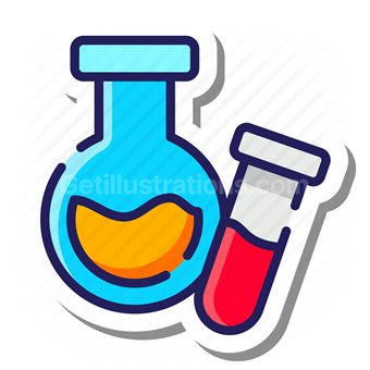 lab, laboratory, test tube, medicine, flask