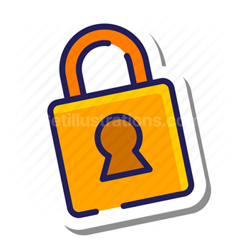 padlock, lock, locked, secure, private, keyhole