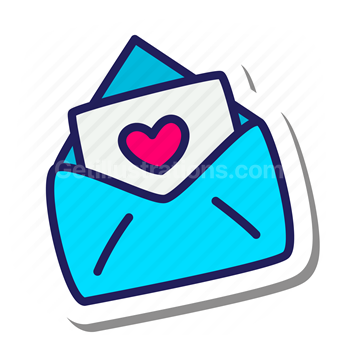envelope, heart, email, mail, letter, love, romance, romantic