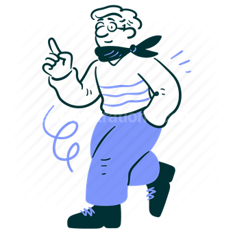 avatar, walking, man, male, glasses, scarf, sweater