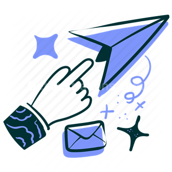 startup, communication, paper, airplane, envelope, email, mail