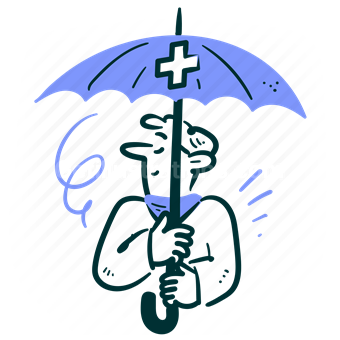 medical, healthcare, medicine, umbrella, protection, security, insurance