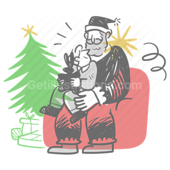 Santa Claus, Christmas, Gifts, Winter, Celebration, Joy, Tradition