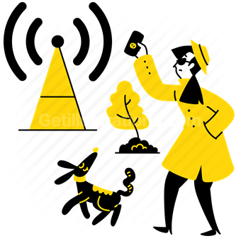 signal, tower, disconnect, disconnected, mobile, smartphone, woman, people, block
