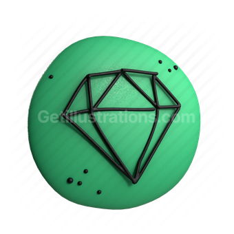 logo, network, platform, media, multimedia, diamond