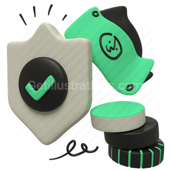 Approval, Checkmark, Verification, Vector illustration