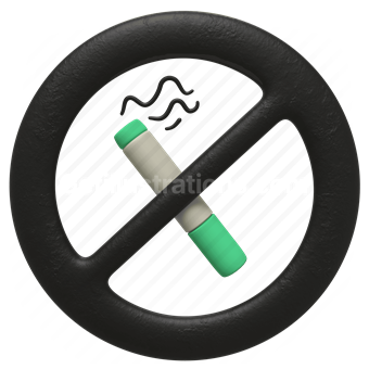 No Smoking, Addiction Prevention, Health Awareness, Vector illustration