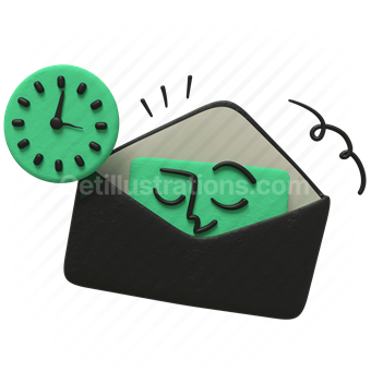 Time management, Productivity, Efficiency, Vector illustration