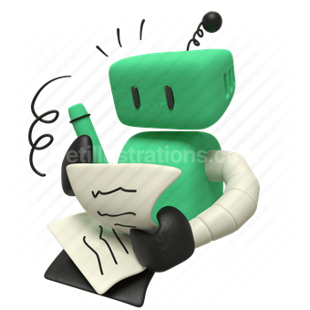 Tech and Innovation, Robotics, Artificial Intelligence, Vector illustration