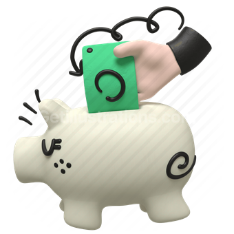 piggy bank, money, savings, finance, investment, economy