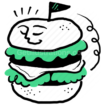 food, restaurant, gastronomy, diet, nutrition, burger, sandwich, hamburger