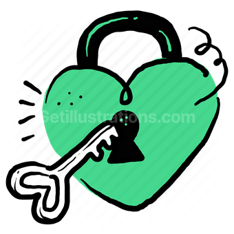 romance, romantic, valentine, love, lock, padlock, key, security